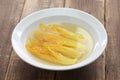 Chinese cabbage in clear soup