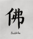 Chinese Calligraphy means`Buddha` for Tatoo