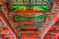 Chinese ceiling art painting Royalty Free Stock Photo
