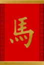 Chinese Character for Horse