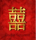 Chinese Characters Double Happiness