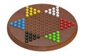 Chinese checkers, 3D Royalty Free Stock Photo