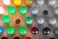 Chinese checkers wooden board set Royalty Free Stock Photo