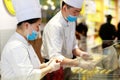 Chinese chefs made pastry, srgb image Royalty Free Stock Photo