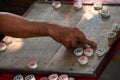 Chinese chess game Royalty Free Stock Photo