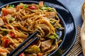 Chinese Chicken Chow Mein Royalty Free Stock Photo