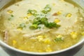 Chinese Chicken And Corn Soup Royalty Free Stock Photo