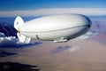 Chinese China spy blimp balloon baloon flying over united states of america illustration generative ai