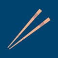 Chinese chopstick. Japan wooden bamboo stick.