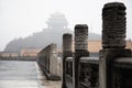 Chinese style classical architecture at the Hengdian Film and Television Base in China.