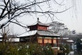 Chinese style classical architecture at the Hengdian Film and Television Base in China.