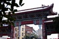 Chinese style classical architecture at the Hengdian Film and Television Base in China.