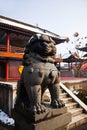 Chinese style classical architecture at the Hengdian Film and Television Base in China.