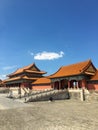 Chinese classical palace architecture, the Forbidden City, Beijing, China Royalty Free Stock Photo