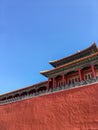 Chinese classical palace architecture, the Forbidden City, Beijing, China Royalty Free Stock Photo