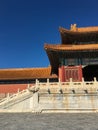 Chinese classical palace architecture, the Forbidden City, Beijing, China Royalty Free Stock Photo