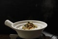 Chinese Claypot Chicken Porridge Royalty Free Stock Photo