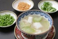 Chinese cod & gourd soup Royalty Free Stock Photo