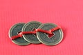 Chinese coins Royalty Free Stock Photo