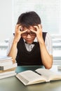 Chinese college male student depressed