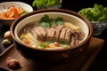 Chinese comfort in a bowl Corn and pork bone soup