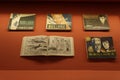 Chinese comic strips from the 1970s on display in The Power Station of Art contemporary art museum in Shanghai