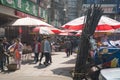 Chinese country Crowded market street 3