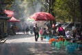 Chinese country market,Guizhou province