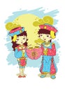 Chinese Couple fun lantern lampion