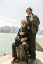 Chinese couple in Hong Kong