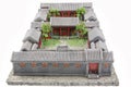 Chinese courtyard model Royalty Free Stock Photo