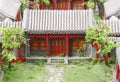 Chinese courtyard model Royalty Free Stock Photo