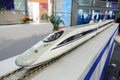 Chinese CRH380A high speed train model Royalty Free Stock Photo