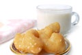 Chinese cruller and soy milk Royalty Free Stock Photo
