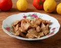 Chinese cuisine braised pork stomach