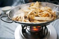 Chinese cuisine - fried cabbage Royalty Free Stock Photo