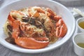 Lobster with E-fu Noodle Royalty Free Stock Photo