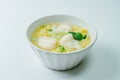 Chinese cuisine shrimp wonton dumpling noodle soup food Royalty Free Stock Photo