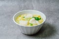 Chinese cuisine shrimp wonton dumpling noodle soup food Royalty Free Stock Photo