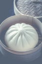 Chinese cuisine steamed bun Royalty Free Stock Photo