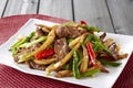 Chinese Cuisine, Stir fried beef with chili