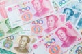 Chinese currency (renminbi) Royalty Free Stock Photo