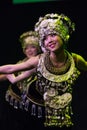 Chinese dancers. Zhuhai Han Sheng Art Troupe. Royalty Free Stock Photo