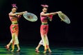 Chinese dancers. Zhuhai Han Sheng Art Troupe. Royalty Free Stock Photo