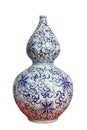 Chinese decorative gourd porcelain vase Royalty Free Stock Photo