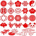 Chinese decorative icons