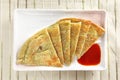 Chinese dessert, green onion pancake