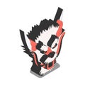 Chinese Devil Isometric Composition Royalty Free Stock Photo
