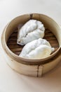 Chinese dim sum BBQ Pork Bun Royalty Free Stock Photo