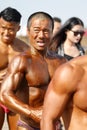 Chinese domineering male bodybuilder